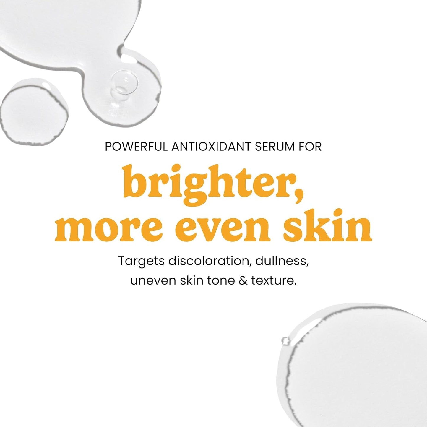 Vitamin C Serum with Vitamin E & Ferulic Acid - Brightening Serum - for Oily & Dry Skin